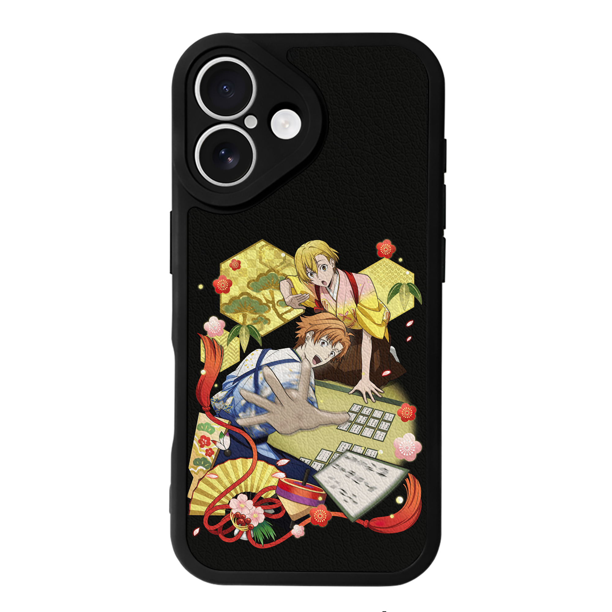 （画像用） 文豪ストレイドッグス Bungo Stray Dogs 【iPhone 16シリーズ対応】シリコンスマホケース（レザー調） 材質：シリコン
